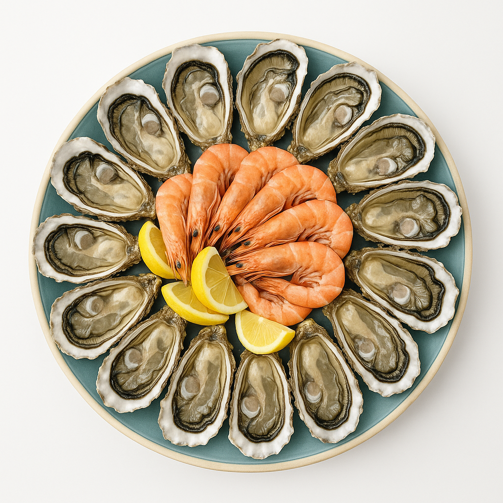 Plateau de fruits de mer Belle Île